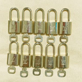 Louis Vuitton Cadenas Bag Charm Gold-plated