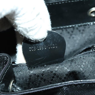 Gucci Vintage Bamboo Backpack Canvas and Leather