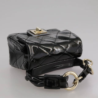 Chanel Reissue 2.55 Ankle Wrist Flap Bag Quilted Patent
