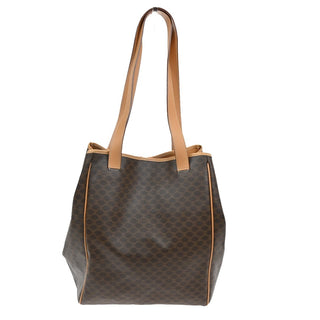 Celine Vintage Macadam Shoulder Bag Canvas