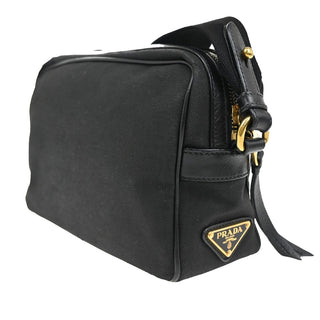 Prada Logo Camera Bag Canvas