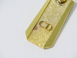 Christian Dior CD Pendant Necklace Gold-plated
