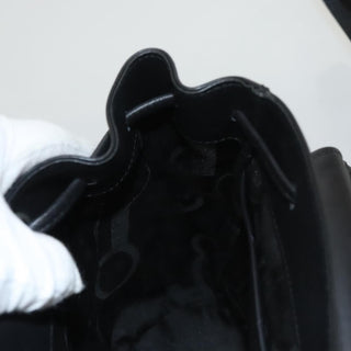 Salvatore Ferragamo Gancini Flap Drawstring Backpack Leather