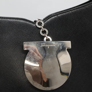 Salvatore Ferragamo Gancini Shoulder Bag Leather