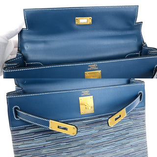 Hermes Kelly Handbag Vibrato and Chamonix