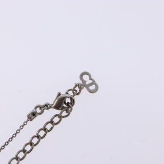 Christian Dior CD Pendant Necklace Metal