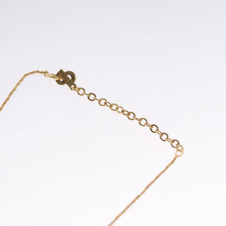 Christian Dior CD Pendant Necklace Metal
