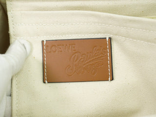Loewe Paula's Ibiza Tote Canvas with Applique