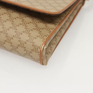 Celine Vintage Macadam Shoulder Bag Canvas