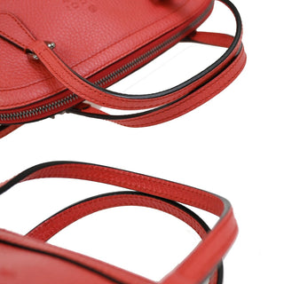 Gucci Web Convertible Dome Satchel Leather