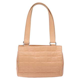 Chanel Chocolate Bar Barrel Bag Quilted Leather