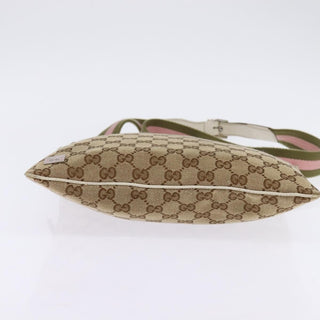 Gucci Flat Messenger Bag GG Canvas