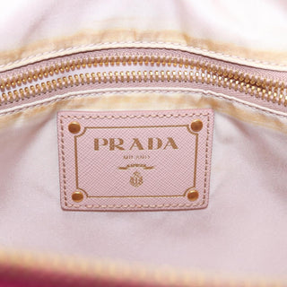 Prada Convertible Zip Tote Tessuto