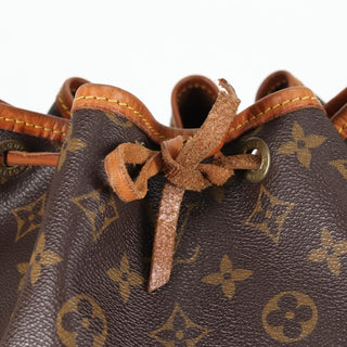 Louis Vuitton Petit Noe Handbag Monogram Canvas