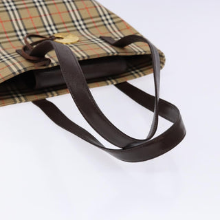 Burberry Nova Check Tote canvas check pattern