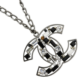 Chanel CC Pendant Necklace Metal