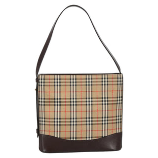 Burberry Shoulder Bag Nova Check Canvas