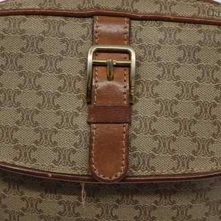 Celine Macadam Shoulder Bag PVC Leather