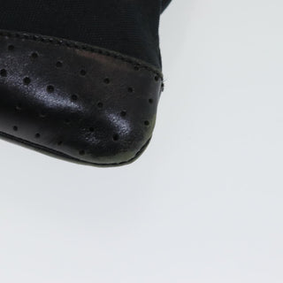 Gucci Zip Messenger Bag GG Canvas with Perforated Leather