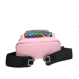 Gucci Zip Pocket Backpack Psychedelic Print GG Coated Canvas