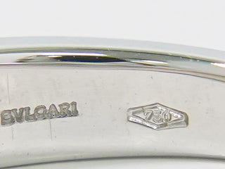 Bvlgari B.Zero1 Element Dangle Charm Ring 18K White Gold with Diamond
