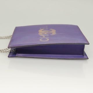 Chanel Vintage Holographic Chain Tote Vinyl