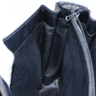 Celine Vintage Convertible Top Handle Bag Macadam Coated Canvas