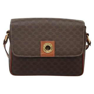 Celine Vintage Macadam Shoulder Bag Canvas