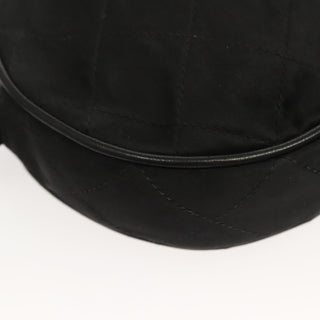 Chanel Vintage Round Tassel Crossbody Bag Quilted Satin