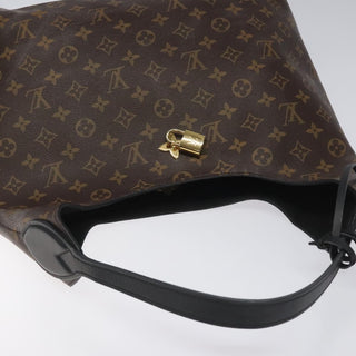 Louis Vuitton Flower Hobo Monogram Canvas with Leather