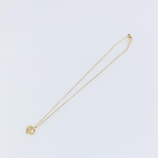 Christian Dior CD Heart Necklace Metal