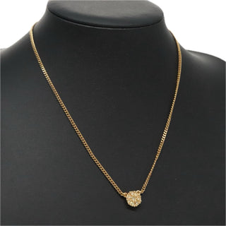 Christian Dior CD Pendant Necklace Gold-plated