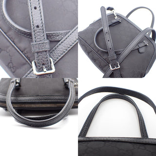 Gucci Dome Handbag Nylon Motif GG