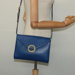Celine Vintage Circle Logo Crossbody Bag Leather