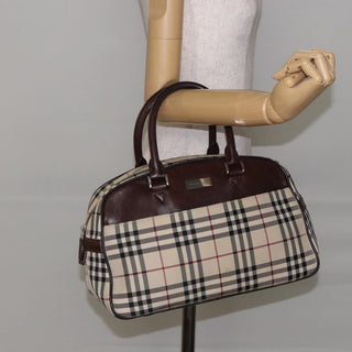 Burberry Nova Check Bowling Bag Canvas