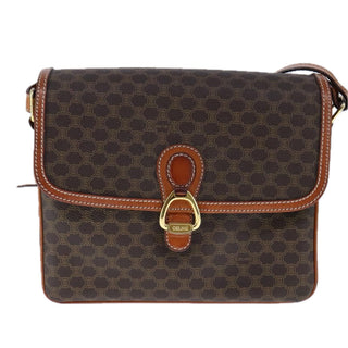 Celine Macadam Shoulder Bag PVC Leather