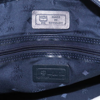 MCM Visetos Handbag Canvas and Leather