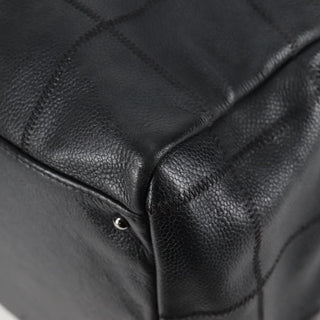 Chanel Square Stitch Shoulder Bag Quilted Caviar