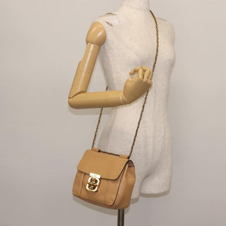 Chloe Elsie Chain Shoulder Bag Leather