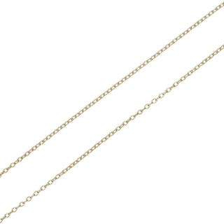 Tiffany & Co. Open Teardrop Pendant Necklace 18K Yellow Gold