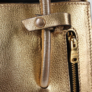 Miu Miu Madras Convertible Compartment Tote Leather