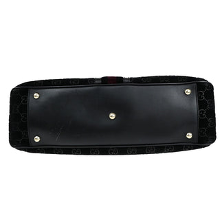 Gucci Web Tote Suede