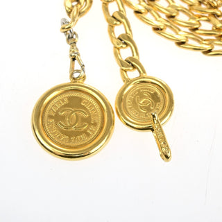 Chanel Vintage Medallion Chain Belt Metal