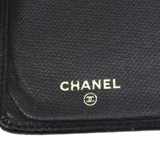 Chanel CC Button Bi-Fold Wallet Leather