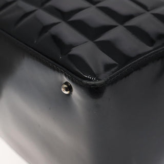 Chanel Chocolate Bar CC Bowler Bag Quilted Patent