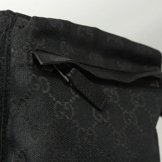 Gucci Vintage Double Belt Bag GG Denim