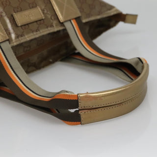 Gucci Web Zip Tote GG Canvas