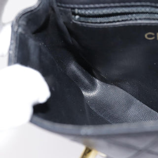 Chanel Waist Belt Bag Quilted Shiny Calfskin
