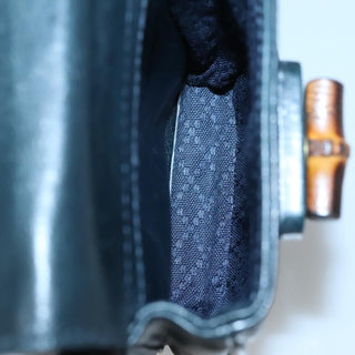Gucci Vintage Bamboo Backpack Leather