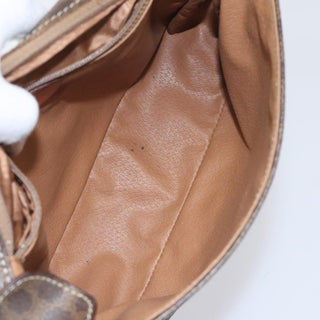 Celine Vintage Macadam Shoulder Bag Canvas